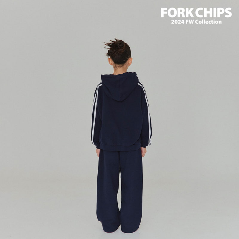 Fork Chips - Korean Children Fashion - #designkidswear - Love Mix Denim Pants - 11