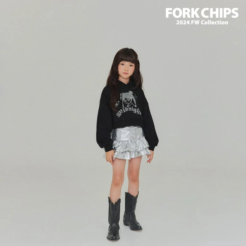 Fork Chips - Korean Children Fashion - #designkidswear - Midnight Hood Top - 7