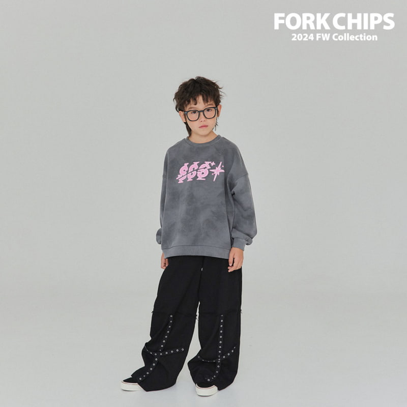 Fork Chips - Korean Children Fashion - #designkidswear - Dollar Sweatshirts - 3