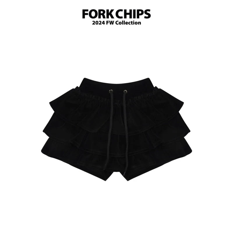 Fork Chips - Korean Children Fashion - #designkidswear - High Teen Cancan Skirt - 2