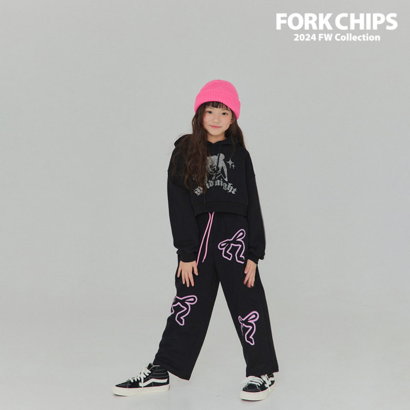 Fork Chips - Korean Children Fashion - #discoveringself - Spray Wide Pants - 11