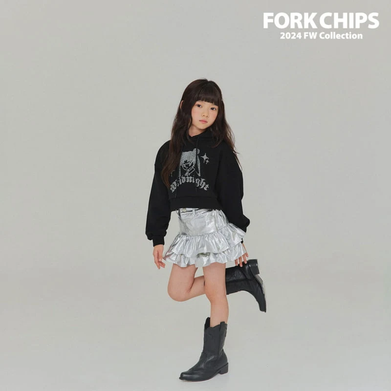 Fork Chips - Korean Children Fashion - #discoveringself - Midnight Hood Top - 8