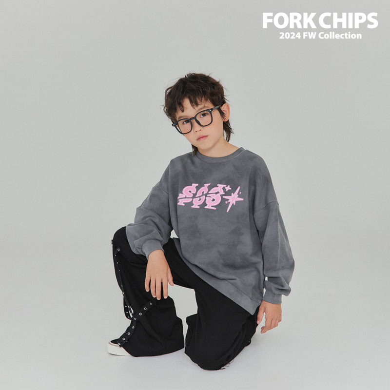 Fork Chips - Korean Children Fashion - #designkidswear - Dollar Sweatshirts - 4