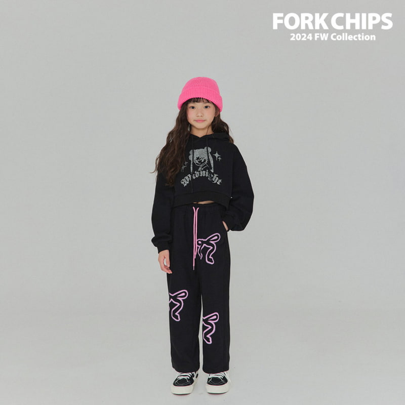 Fork Chips - Korean Children Fashion - #fashionkids - Spray Wide Pants - 12