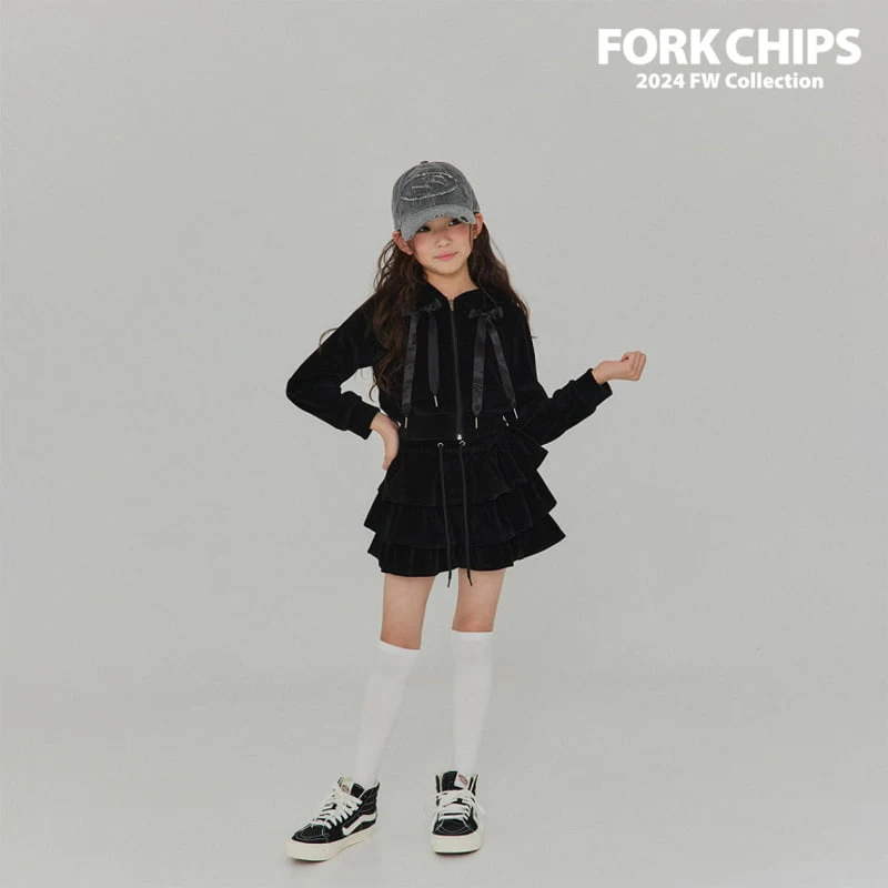 Fork Chips - Korean Children Fashion - #discoveringself - High Teen Cancan Skirt - 4