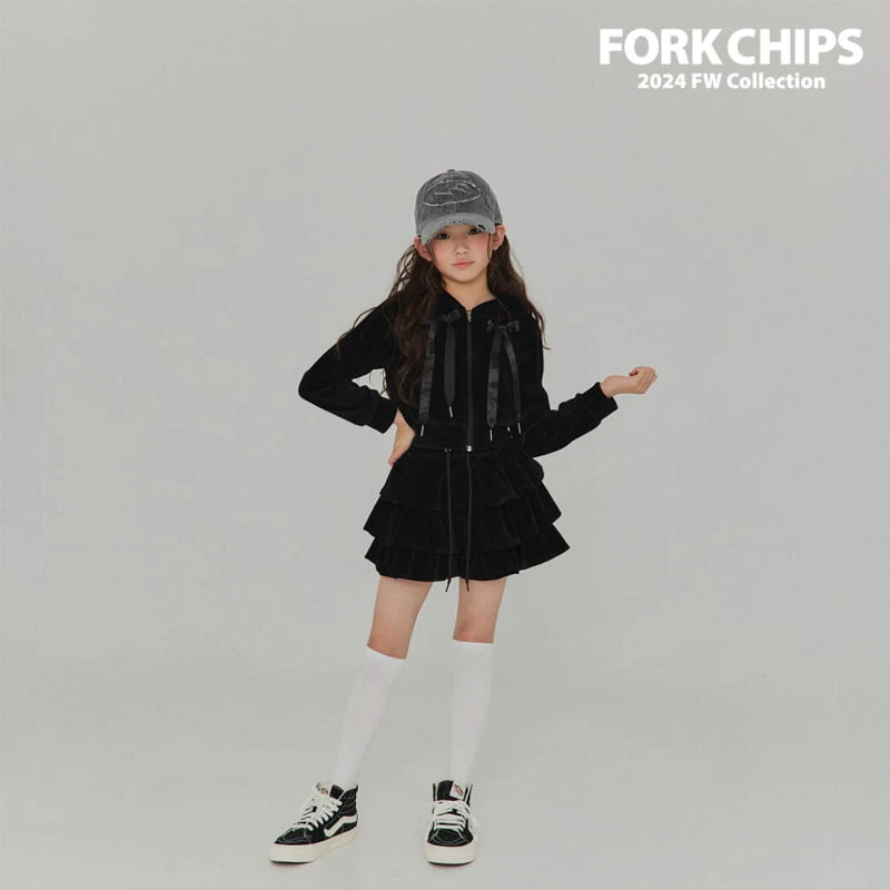 Fork Chips - Korean Children Fashion - #kidsshorts - High Teen Cancan Skirt - 5