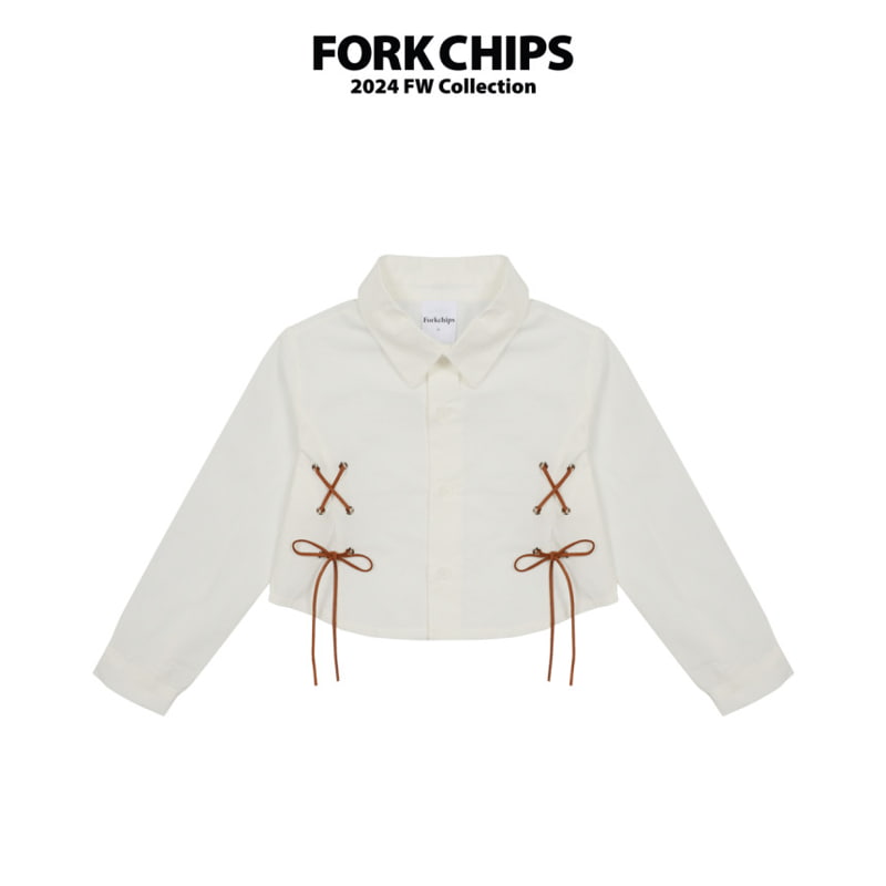 Fork Chips - Korean Children Fashion - #kidsshorts - Country Crop Shirts