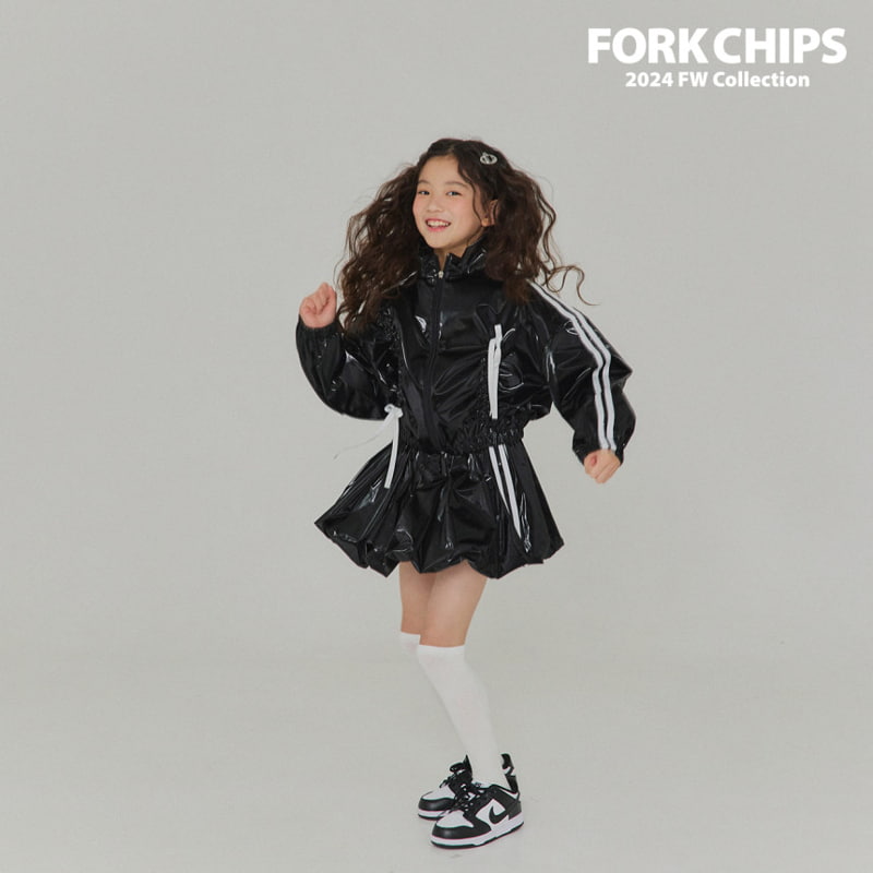 Fork Chips - Korean Children Fashion - #kidsstore - Silky Balloon Skirt - 9