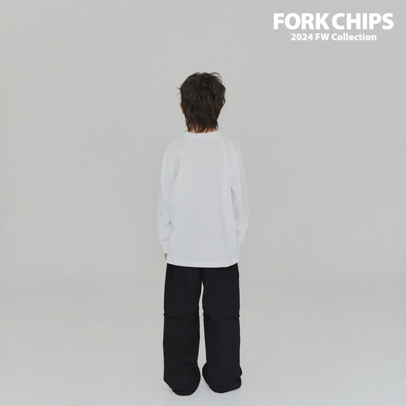 Fork Chips - Korean Children Fashion - #kidsstore - Cross Eyelet Pants - 7