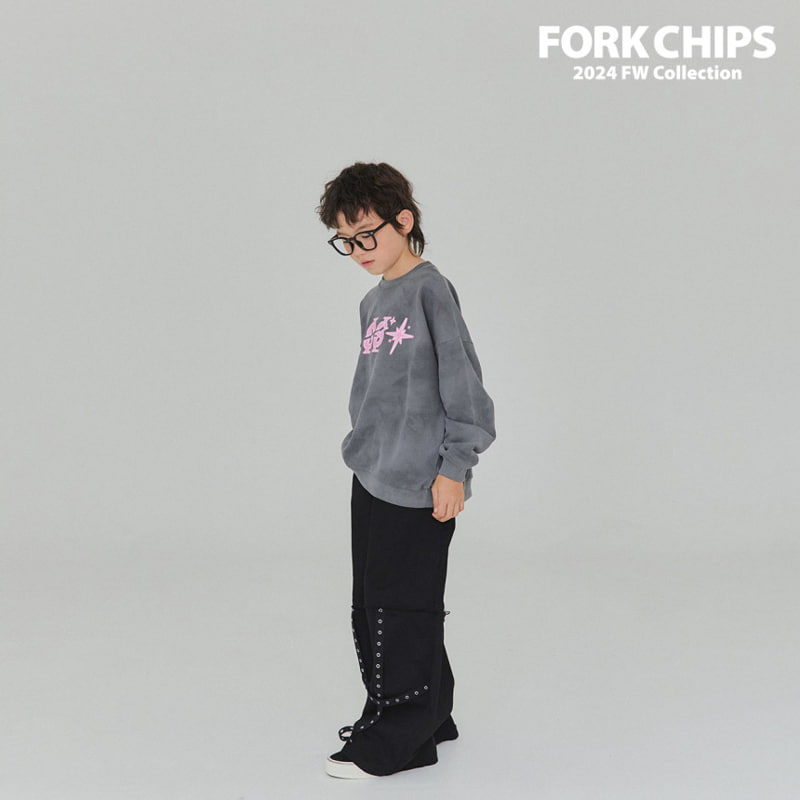 Fork Chips - Korean Children Fashion - #kidsstore - Dollar Sweatshirts - 7