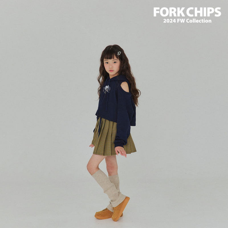 Fork Chips - Korean Children Fashion - #kidsstore - Love Chain Hood Top - 6