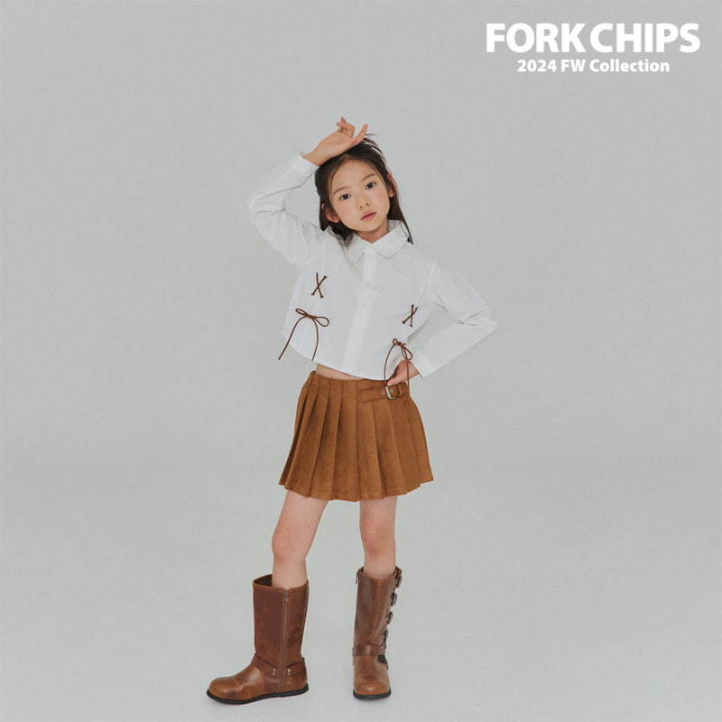 Fork Chips - Korean Children Fashion - #kidsstore - Country Crop Shirts - 2