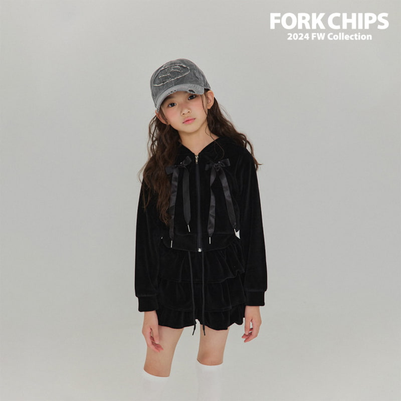 Fork Chips - Korean Children Fashion - #kidzfashiontrend - High Teen Cancan Skirt - 7