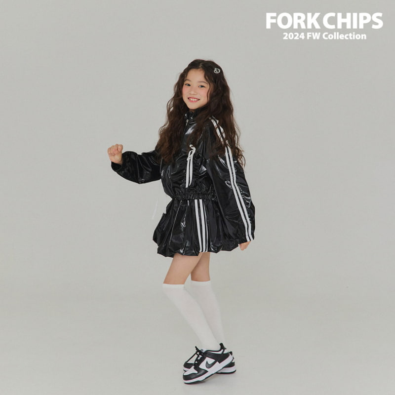 Fork Chips - Korean Children Fashion - #littlefashionista - Silky Balloon Skirt - 12