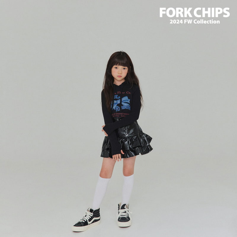 Fork Chips - Korean Children Fashion - #littlefashionista - Dia Cancan Skirt - 7