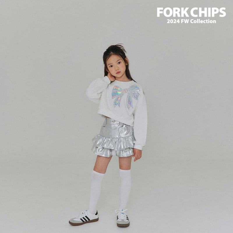 Fork Chips - Korean Children Fashion - #littlefashionista - Hologram Sweatshirts - 6