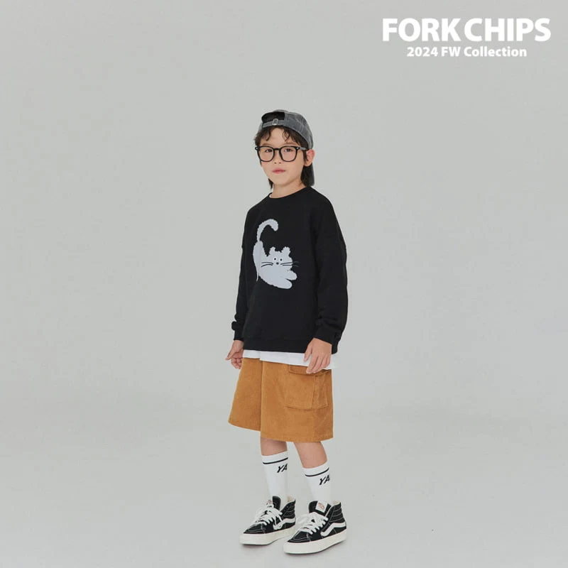 Fork Chips - Korean Children Fashion - #littlefashionista - Cats Sweatshirts - 6