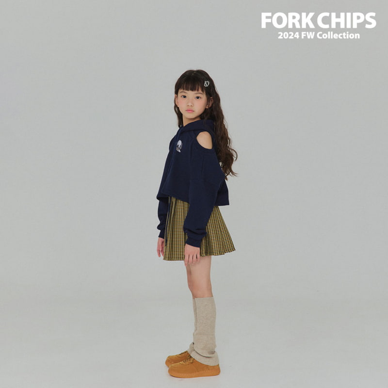 Fork Chips - Korean Children Fashion - #littlefashionista - Love Chain Hood Top - 9