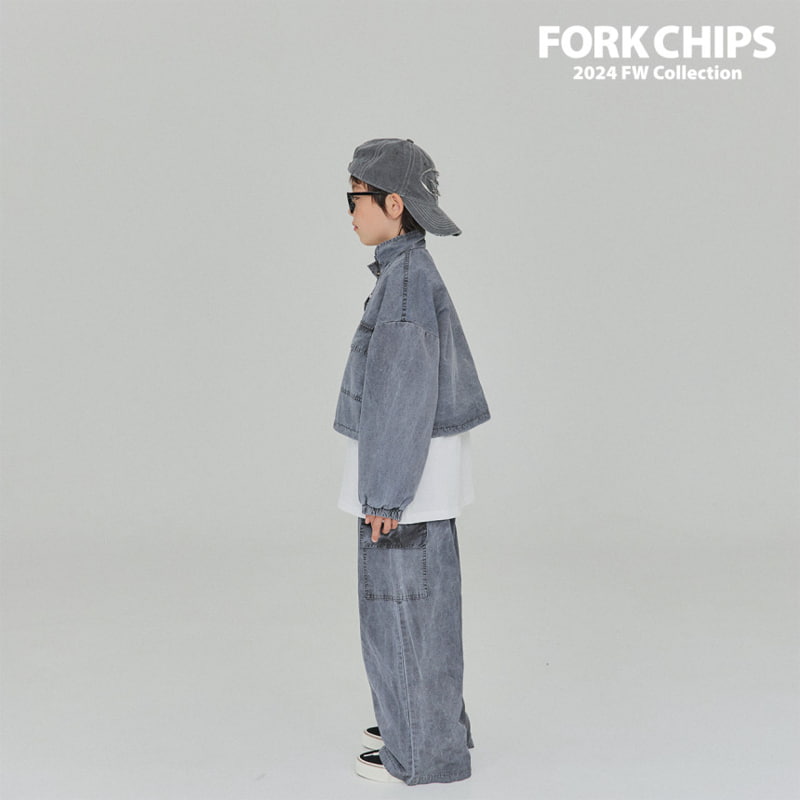 Fork Chips - Korean Children Fashion - #magicofchildhood - Working Cargo Pants - 12