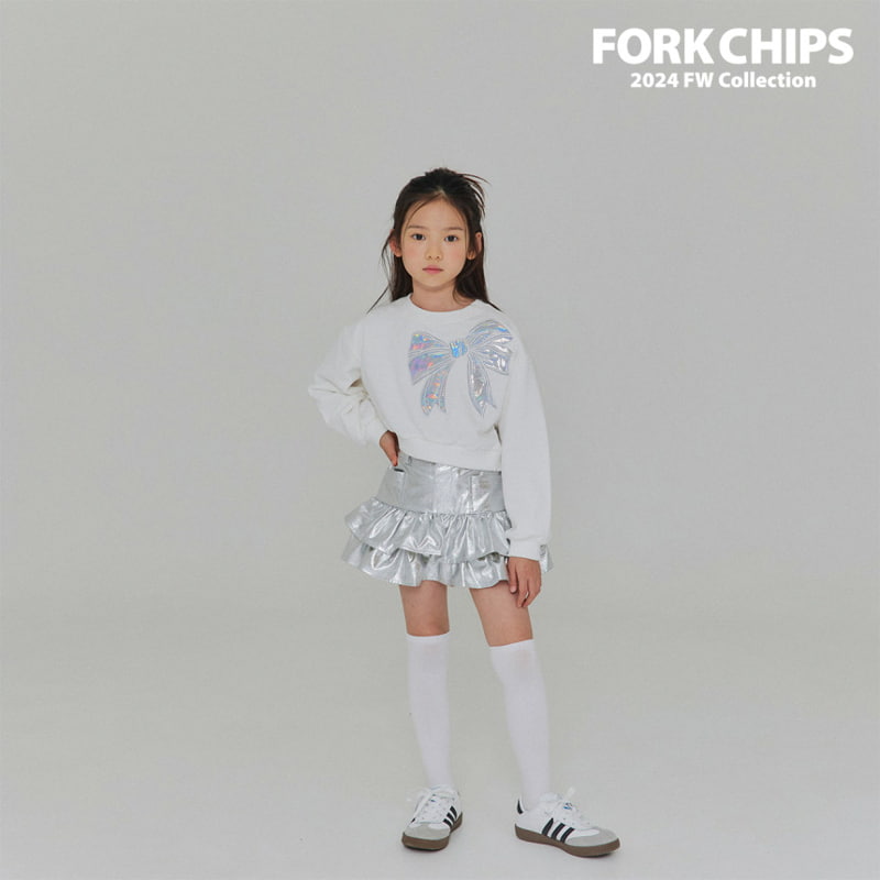 Fork Chips - Korean Children Fashion - #magicofchildhood - Hologram Sweatshirts - 7