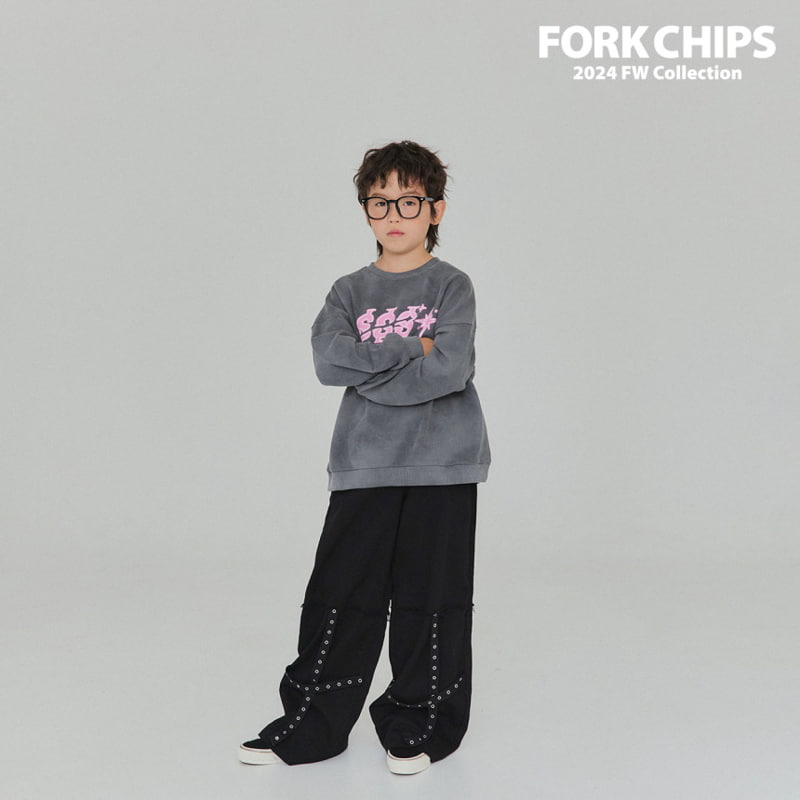 Fork Chips - Korean Children Fashion - #magicofchildhood - Dollar Sweatshirts - 11