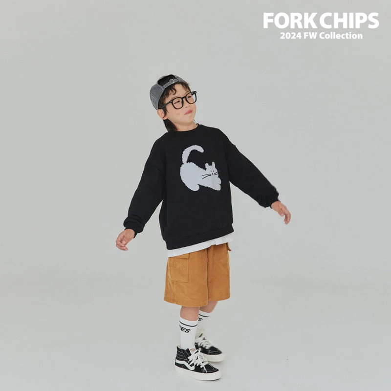 Fork Chips - Korean Children Fashion - #magicofchildhood - Cats Sweatshirts - 7