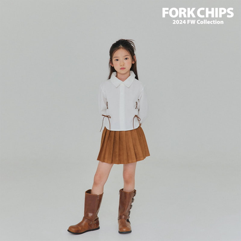 Fork Chips - Korean Children Fashion - #magicofchildhood - Country Crop Shirts - 6