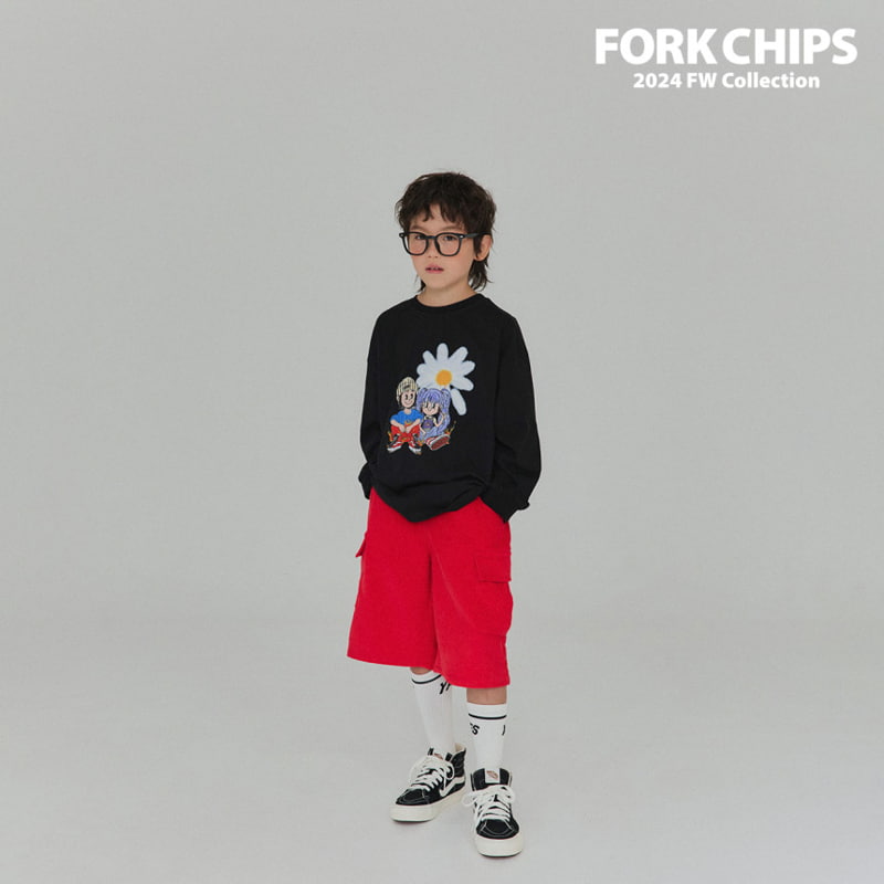 Fork Chips - Korean Children Fashion - #littlefashionista - Daisy Tee - 4