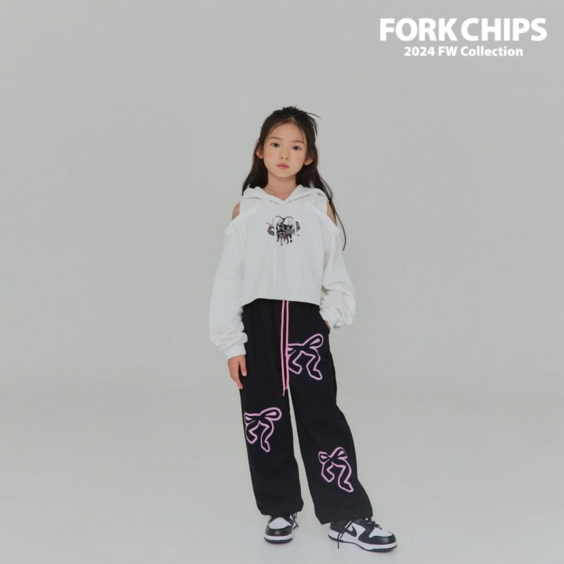 Fork Chips - Korean Children Fashion - #minifashionista - Spray Wide Pants - 3