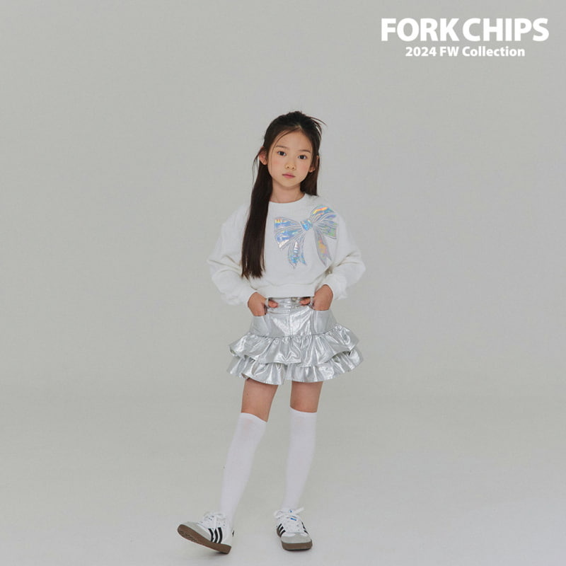 Fork Chips - Korean Children Fashion - #minifashionista - Hologram Sweatshirts - 8