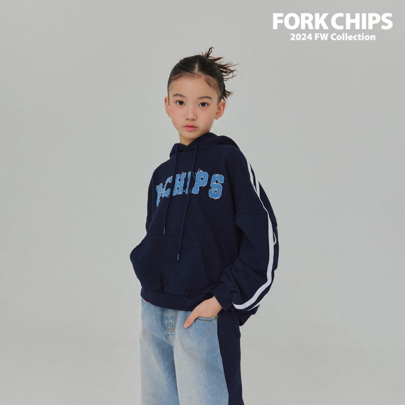 Fork Chips - Korean Children Fashion - #minifashionista - Love Mix Denim Pants - 6