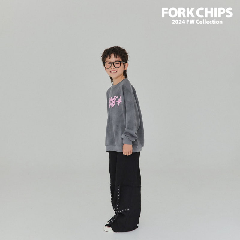 Fork Chips - Korean Children Fashion - #minifashionista - Dollar Sweatshirts - 12