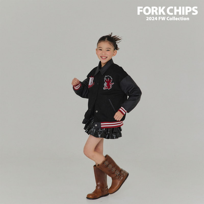 Fork Chips - Korean Children Fashion - #minifashionista - Devil Baseball Jumper - 9