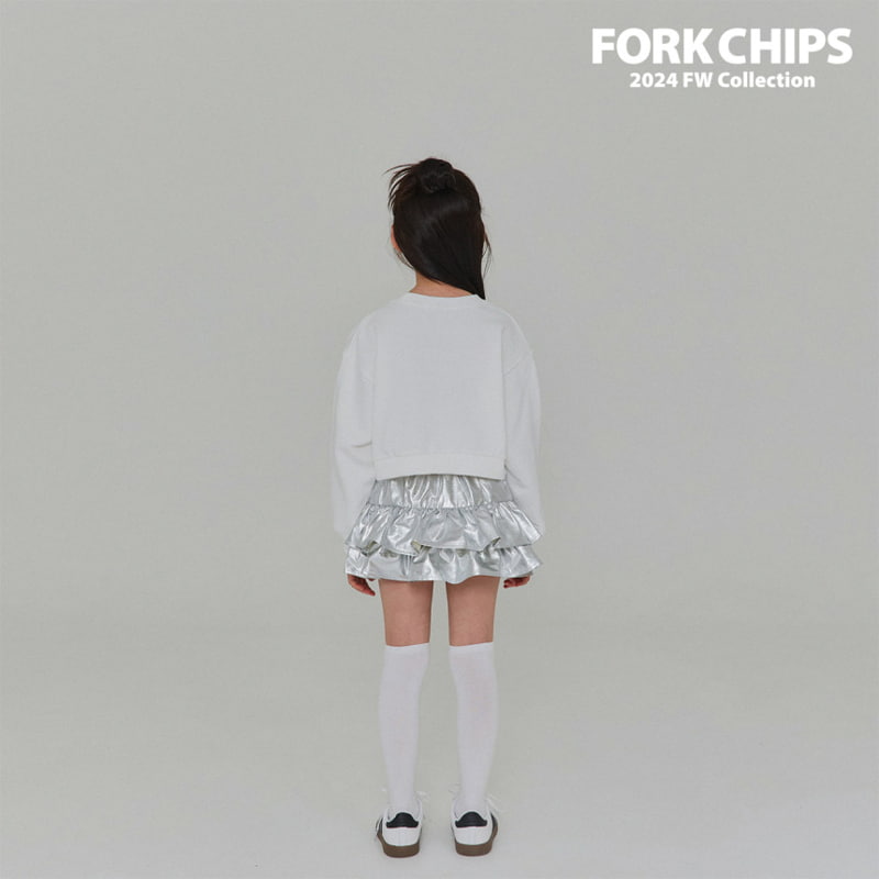 Fork Chips - Korean Children Fashion - #prettylittlegirls - Hologram Sweatshirts - 9