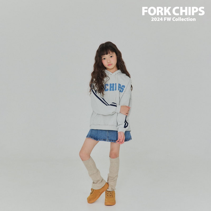 Fork Chips - Korean Children Fashion - #stylishchildhood - Line Mix Hood Top - 5