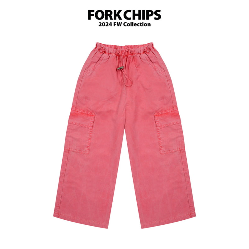 Fork Chips - Korean Children Fashion - #stylishchildhood - Working Cargo Pants