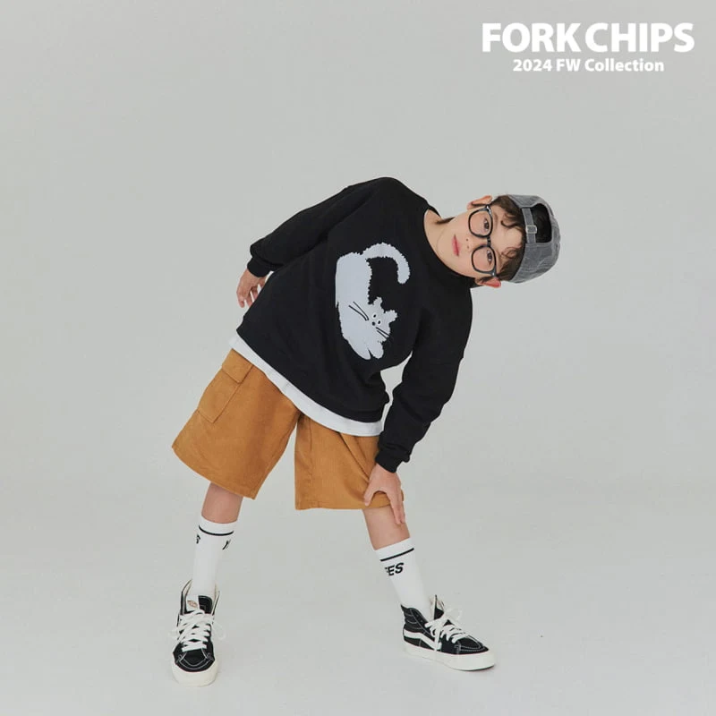 Fork Chips - Korean Children Fashion - #stylishchildhood - Cats Sweatshirts - 12