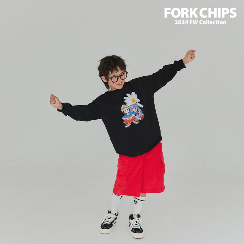 Fork Chips - Korean Children Fashion - #stylishchildhood - Daisy Tee - 9