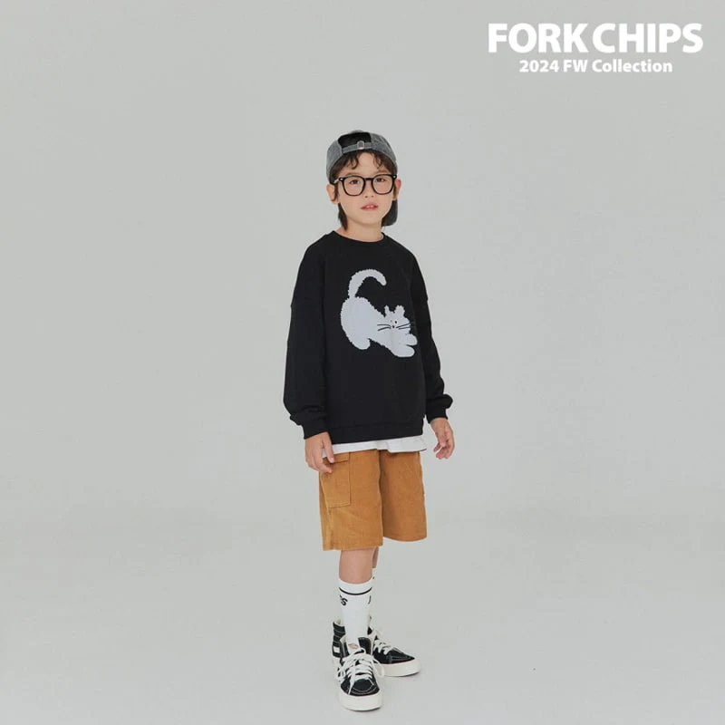 Fork Chips - Korean Children Fashion - #todddlerfashion - Cats Sweatshirts - 10