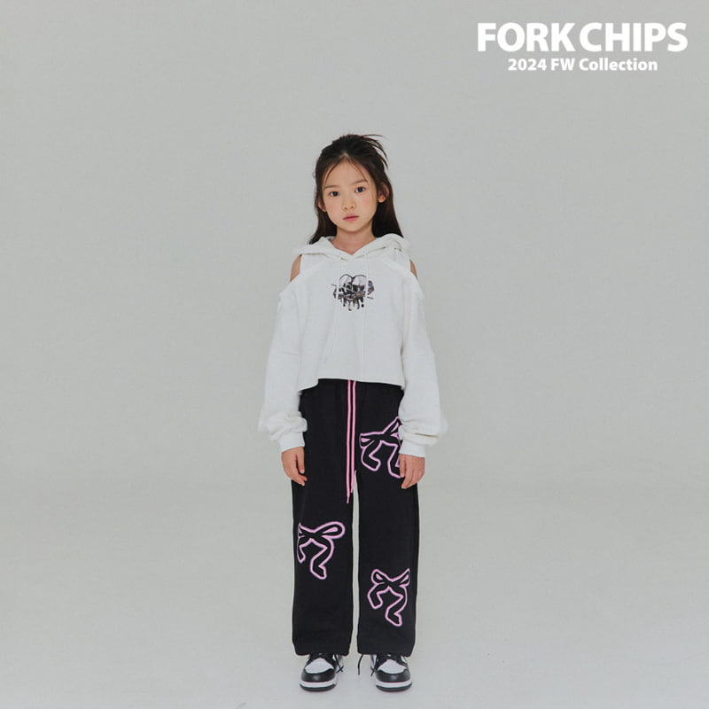 Fork Chips - Korean Children Fashion - #toddlerclothing - Spray Wide Pants - 6