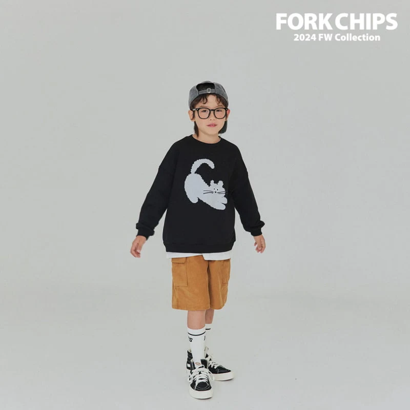 Fork Chips - Korean Children Fashion - #toddlerclothing - Cats Sweatshirts - 11