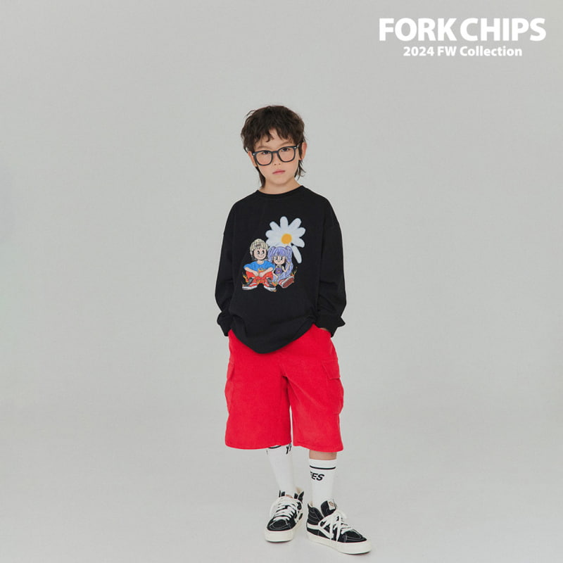 Fork Chips - Korean Children Fashion - #toddlerclothing - Daisy Tee - 8