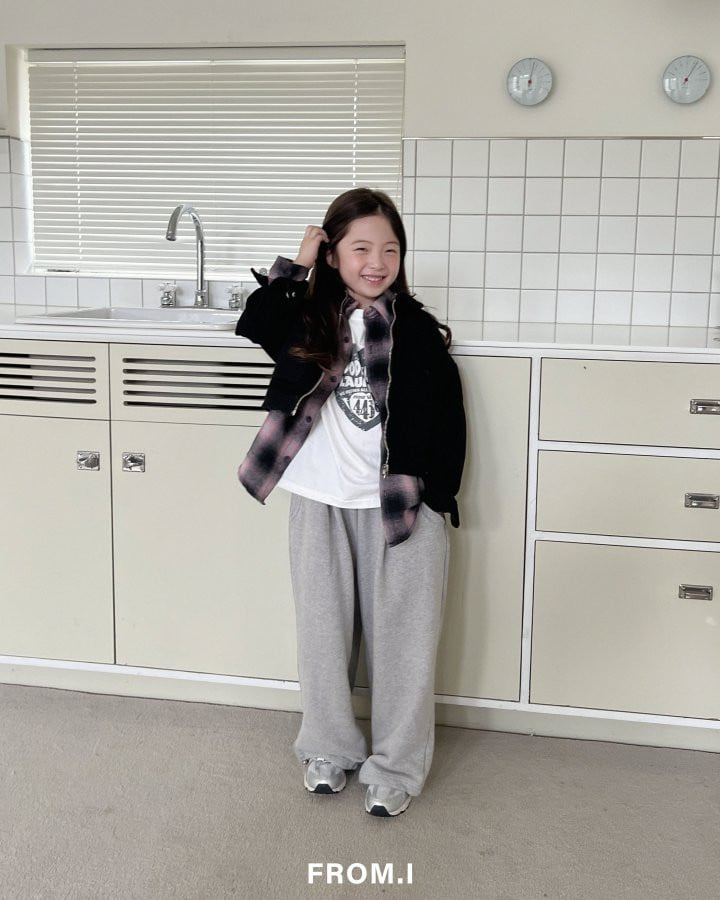 From I - Korean Children Fashion - #Kfashion4kids - Wide Training Pants - 6