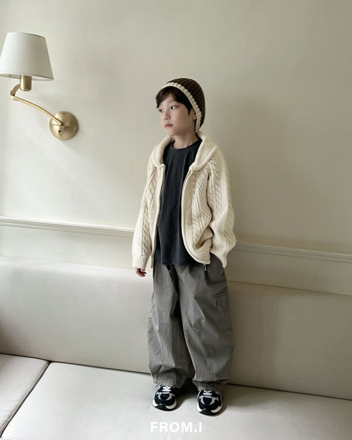 From I - Korean Children Fashion - #childofig - Bizo Cargo Cotton Pants - 5