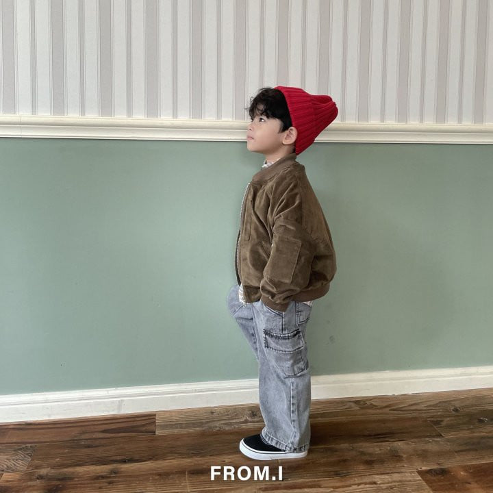 From I - Korean Children Fashion - #childofig - Cargo Denim Pants - 4