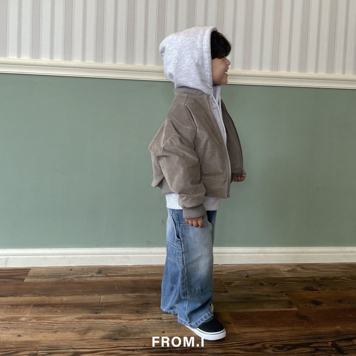 From I - Korean Children Fashion - #childofig - Swede Bomber Jacket - 2