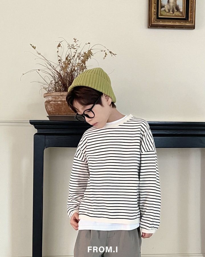 From I - Korean Children Fashion - #discoveringself - PK Stripe Tee - 11