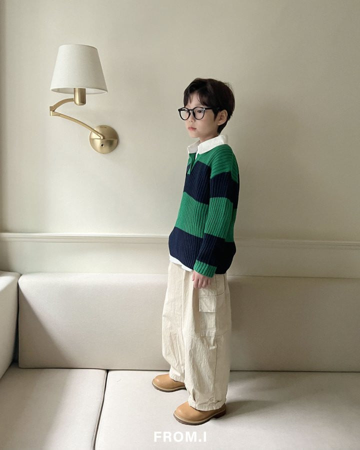 From I - Korean Children Fashion - #fashionkids - Bizo Cargo Cotton Pants - 10