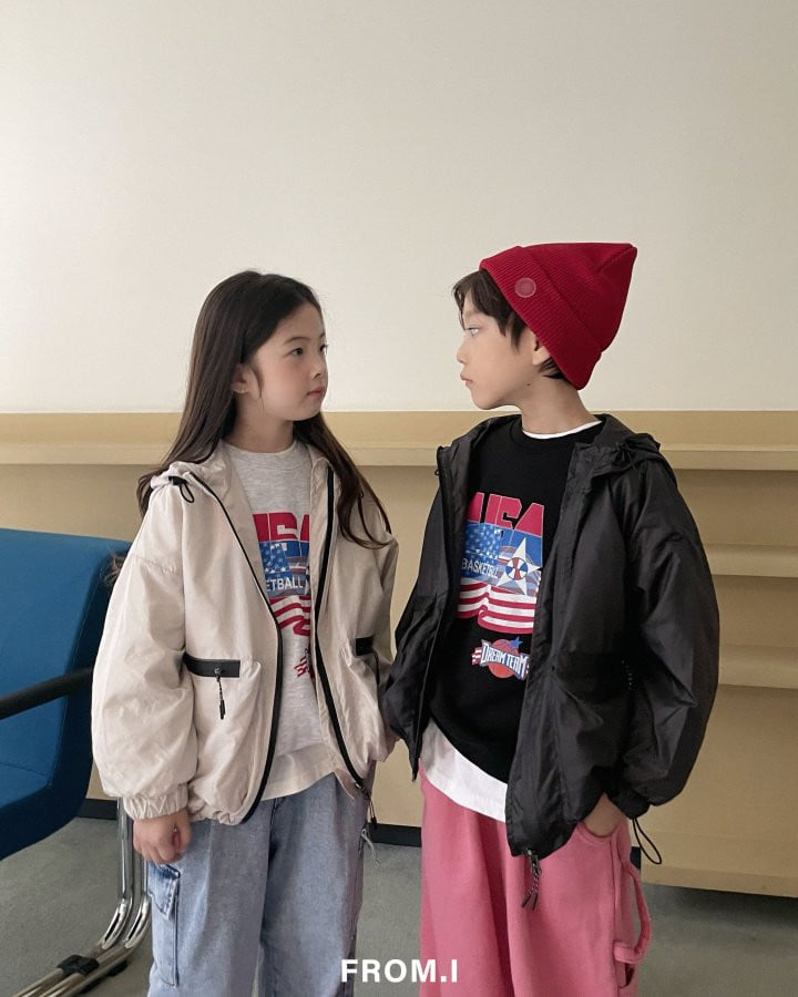 From I - Korean Children Fashion - #fashionkids - Flag Sweatshirts - 7