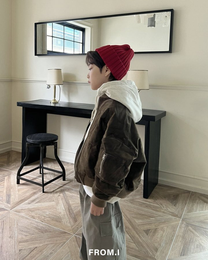 From I - Korean Children Fashion - #fashionkids - Swede Bomber Jacket - 6